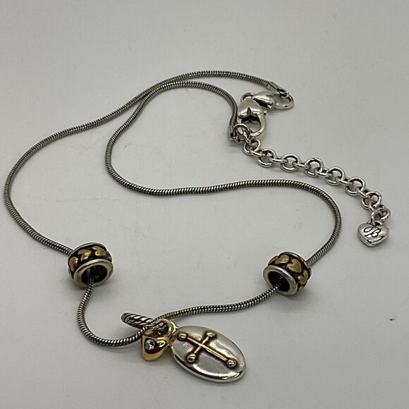 Brighton Faith Cross Charm and Bead Necklace - Picture 6 of 8